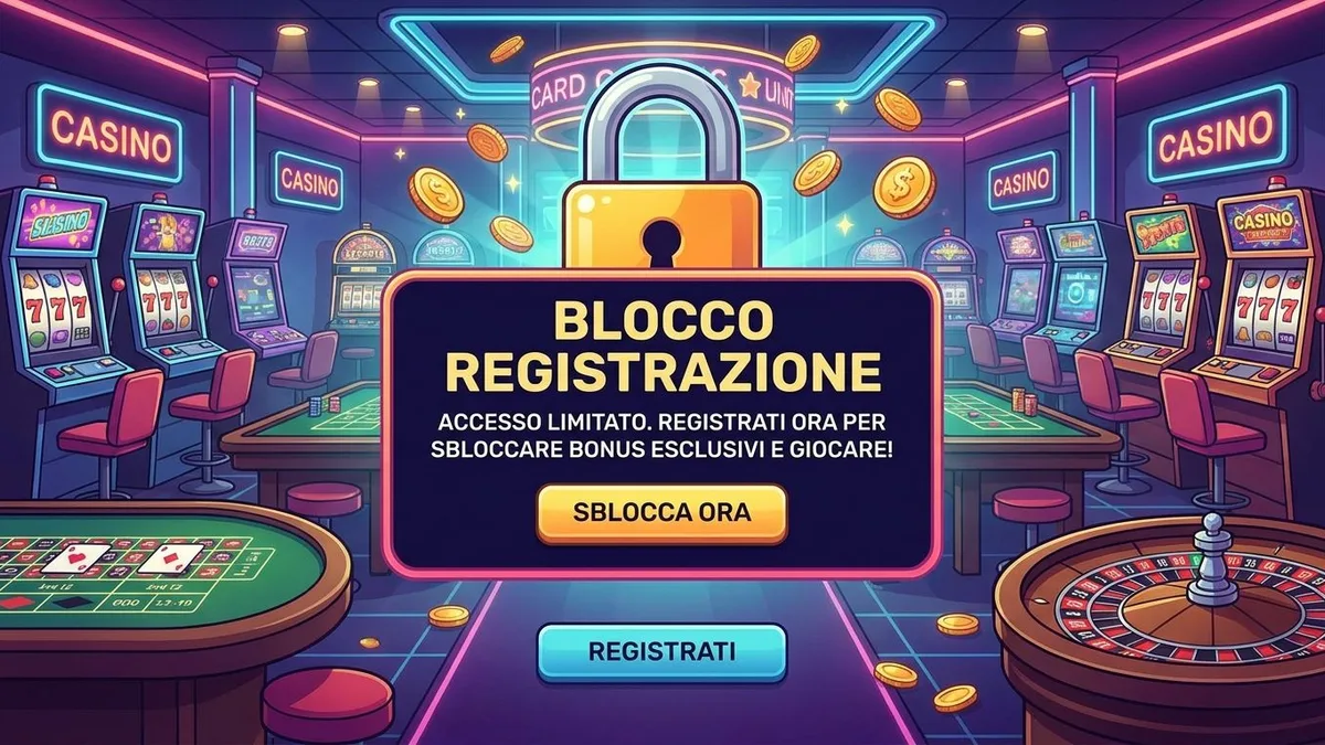 Registrazione con bonus